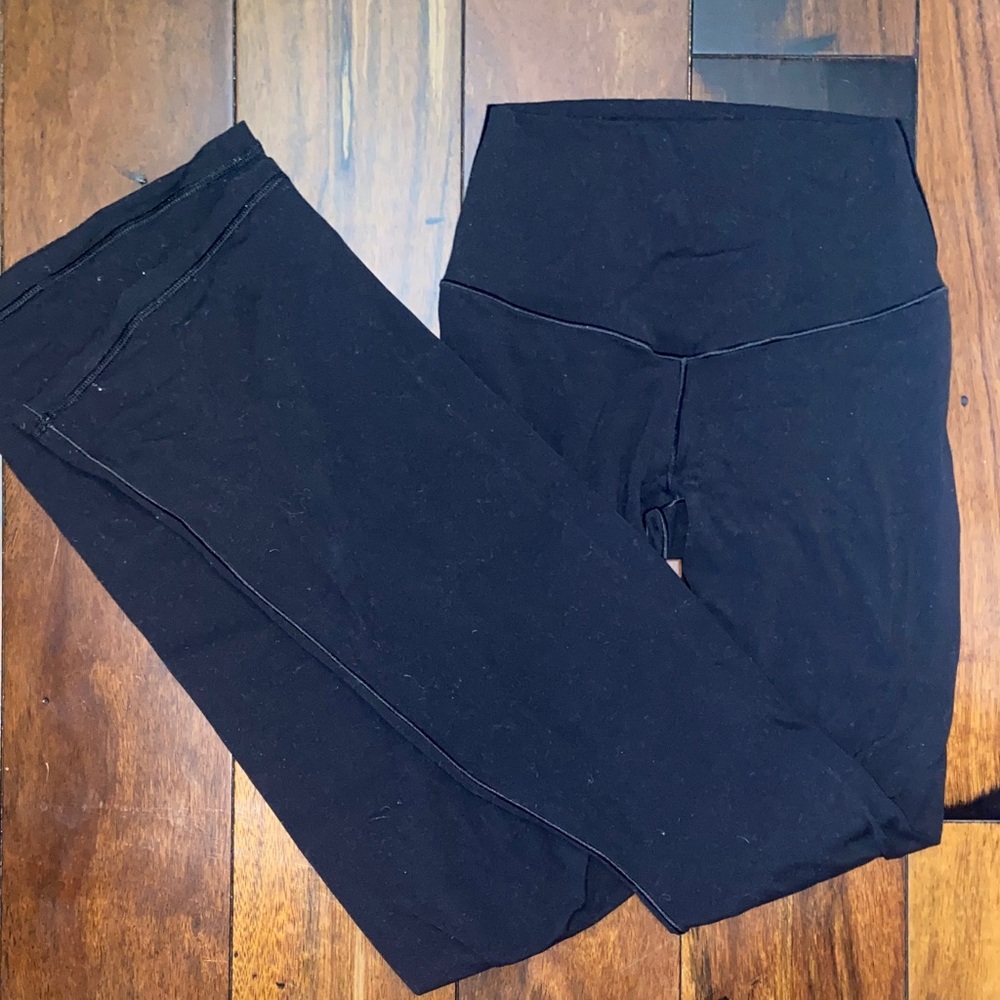 Aerie Offline Black High-Waisted Leggings Bootcut